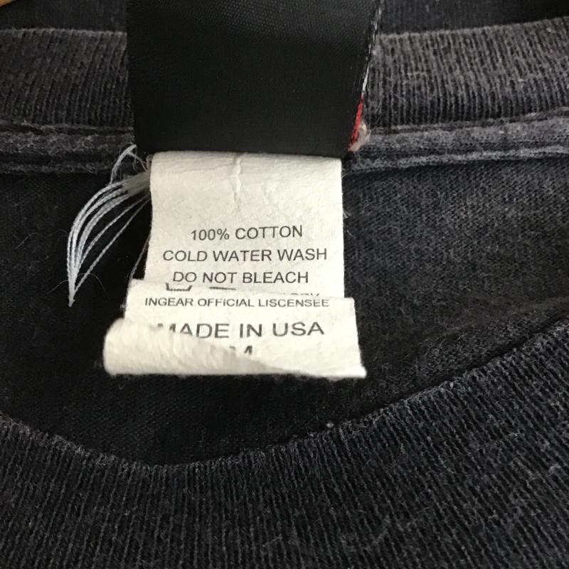 ジオン ZION Tシャツ 半袖 半袖カットソー プリントTシャツ クルーネックカットソー M プリント ダークグレー / ダークグレー / メンズ USED 古着 中古 10161628