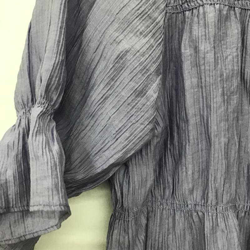 エヘカソポ ehka sopo シャツ、ブラウス 半袖 FREE 無地 紫 / パープル / purple レディース USED 古着 中古 10161633