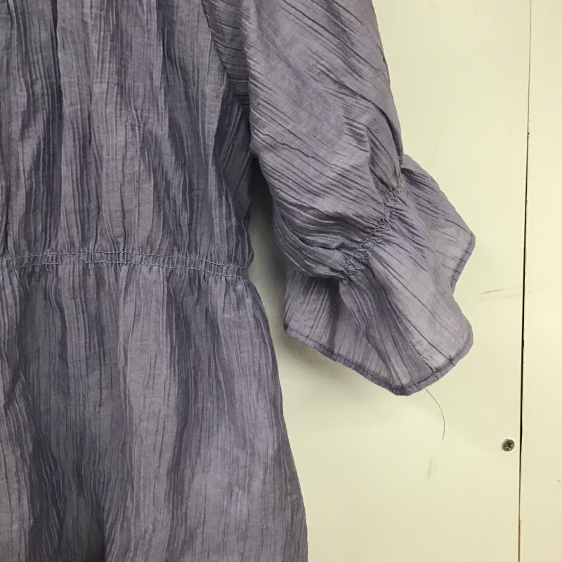 エヘカソポ ehka sopo シャツ、ブラウス 半袖 FREE 無地 紫 / パープル / purple レディース USED 古着 中古 10161633