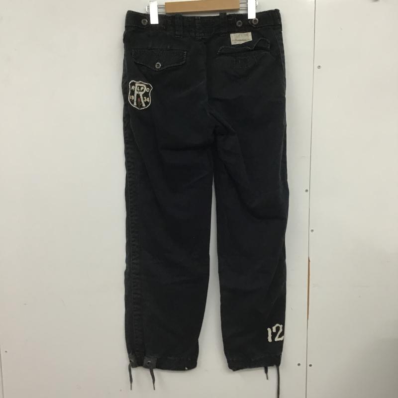 ポロバイラルフローレン Polo by RALPH LAUREN パンツ ワークパンツ、ペインターパンツ ワークパンツ ワイドパンツ カジュアルパンツ 32インチ ロゴ、文字 紺 / ネイビー / navy メンズ USED 古着 中古 10161634