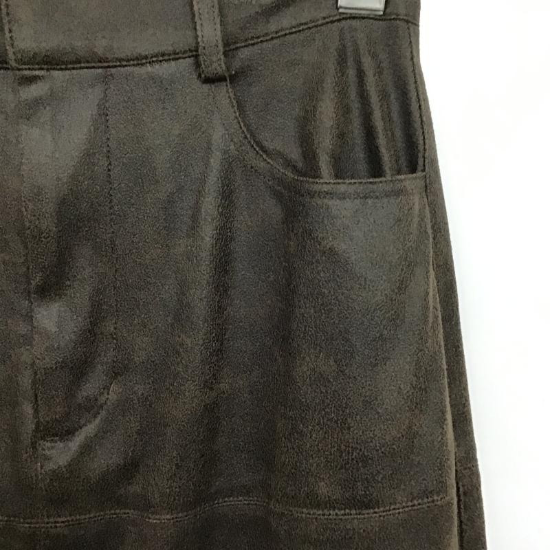 ジーナシス JEANASIS スカート ロングスカート JS050677MC S 無地 茶 / ブラウン / brown レディース USED 古着 中古 10161635