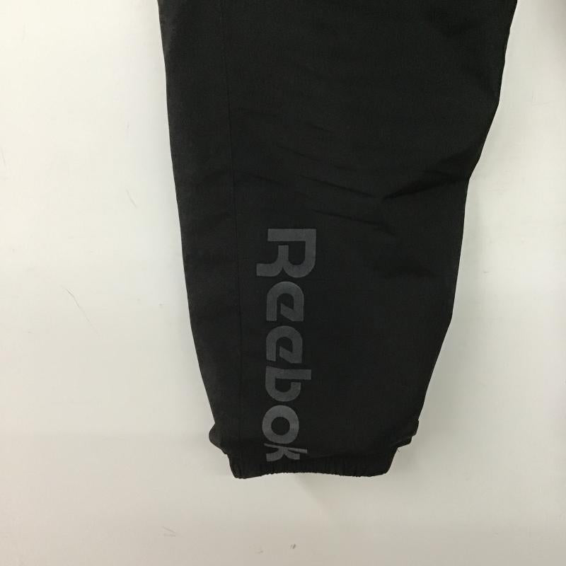リーボック Reebok パンツ ワークパンツ、ペインターパンツ ワークパンツ ワイドパンツ カジュアルパンツ ナイロンパンツ LL ロゴ、文字 黒 / ブラック / black メンズ USED 古着 中古 10161637