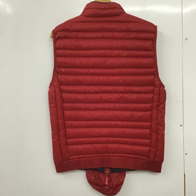 アルマーニエクスチェンジ ARMANI EXCHANGE ベスト ベスト ジップアップダウンベスト アウター S ロゴ、文字 赤 / レッド / red メンズ USED 古着 中古 10161639