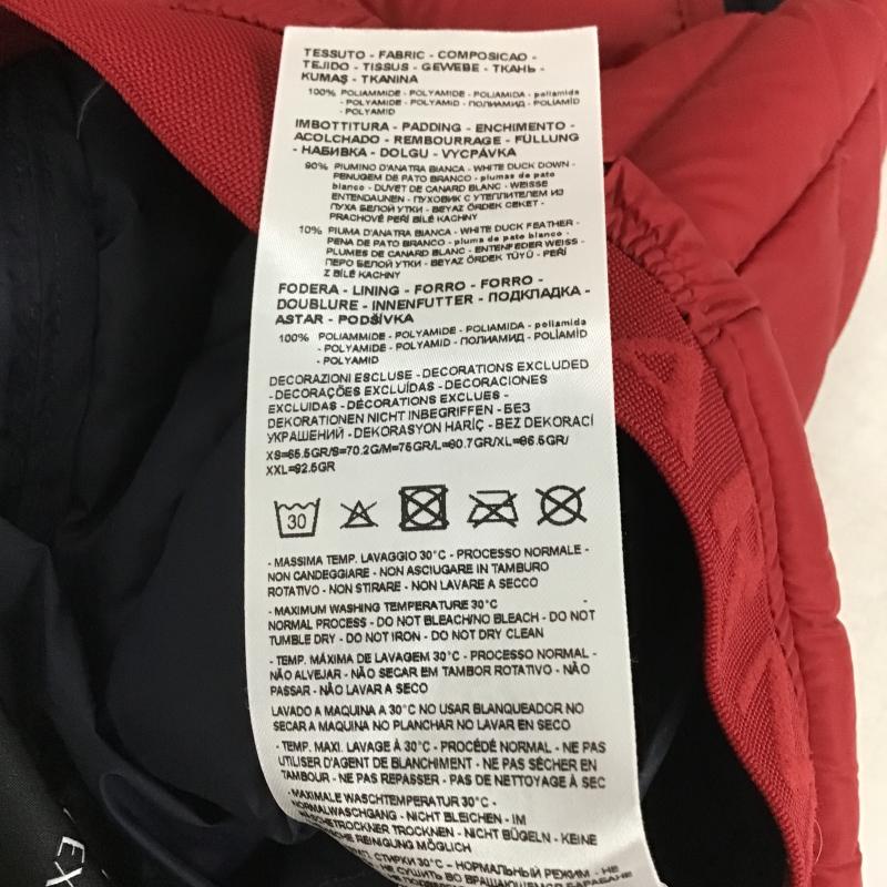 アルマーニエクスチェンジ ARMANI EXCHANGE ベスト ベスト ジップアップダウンベスト アウター S ロゴ、文字 赤 / レッド / red メンズ USED 古着 中古 10161639
