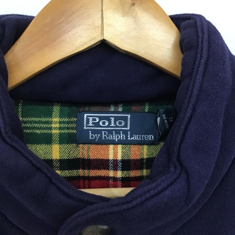 ポロバイラルフローレン Polo by RALPH LAUREN ベスト ベスト ダウンベスト ノースリーブ 前ボタン L ロゴ、文字 紺 / ネイビー / navy メンズ USED 古着 中古 10161645