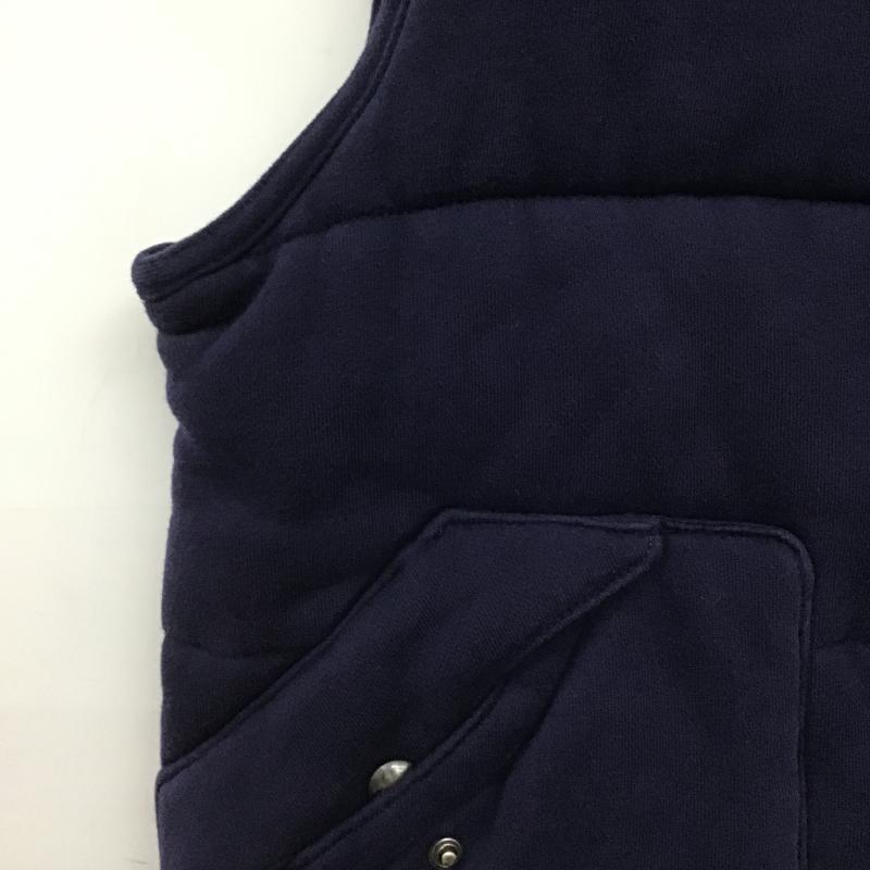 ポロバイラルフローレン Polo by RALPH LAUREN ベスト ベスト ダウンベスト ノースリーブ 前ボタン L ロゴ、文字 紺 / ネイビー / navy メンズ USED 古着 中古 10161645