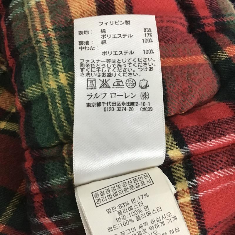 ポロバイラルフローレン Polo by RALPH LAUREN ベスト ベスト ダウンベスト ノースリーブ 前ボタン L ロゴ、文字 紺 / ネイビー / navy メンズ USED 古着 中古 10161645