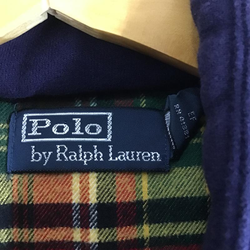 ポロバイラルフローレン Polo by RALPH LAUREN ベスト ベスト ダウンベスト ノースリーブ 前ボタン L ロゴ、文字 紺 / ネイビー / navy メンズ USED 古着 中古 10161645