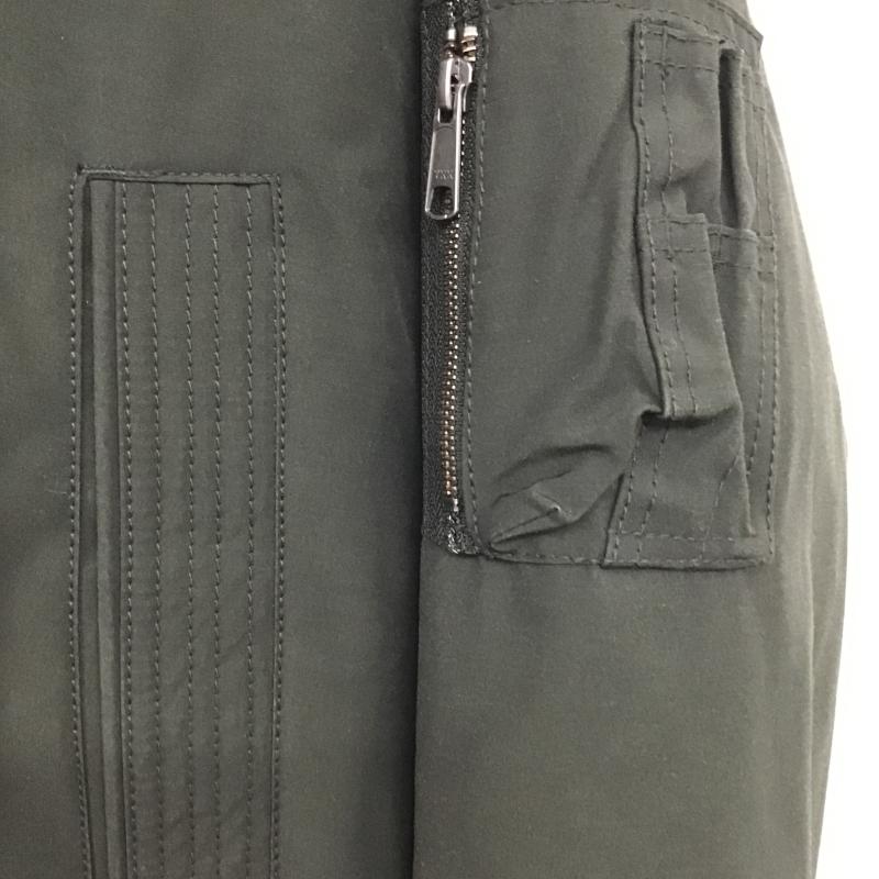 ギャップ GAP ジャケット、上着 ジャンパー、ブルゾン ジップアップジャケット アウター L 無地 カーキ / カーキ / khaki メンズ USED 古着 中古 10161647