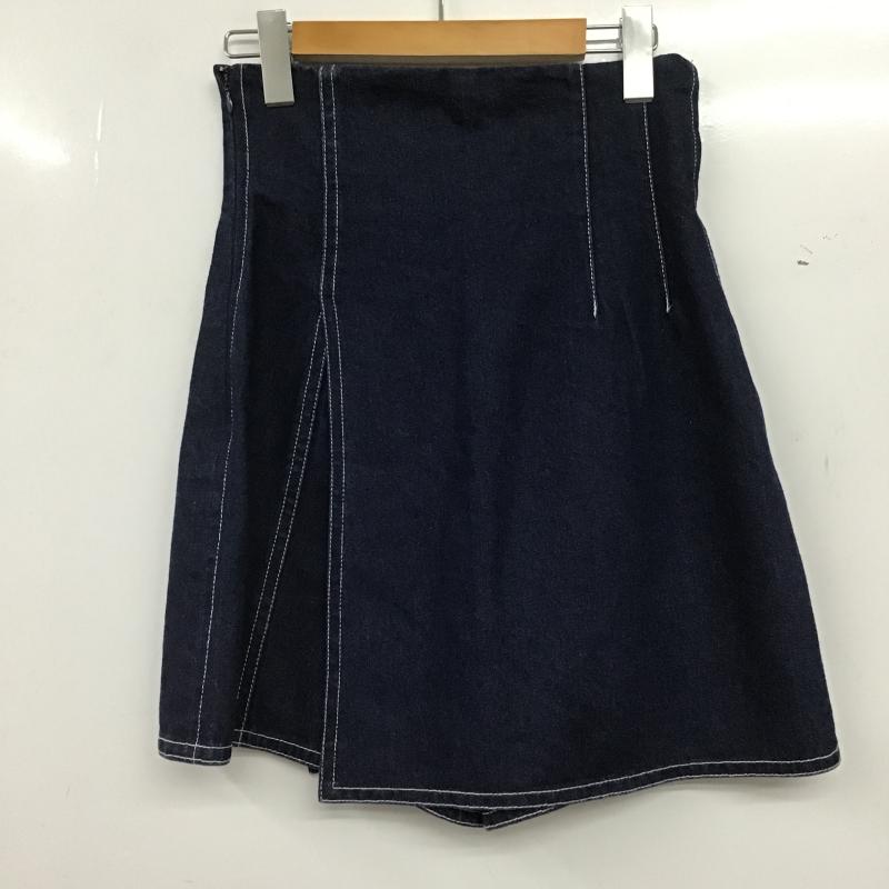 スナイデル SNIDEL パンツ キュロット SWFP222121 ハイウエストキュロット 1 無地 インディゴ / インディゴ / Indigo レディース USED 古着 中古 10161648