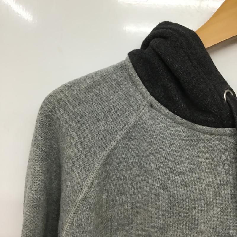 ナイキ NIKE パーカー 長袖 ジップアップパーカー 長袖パーカー カジュアルジャケット L ロゴ、文字 灰 / グレー / gray メンズ USED 古着 中古 10161649