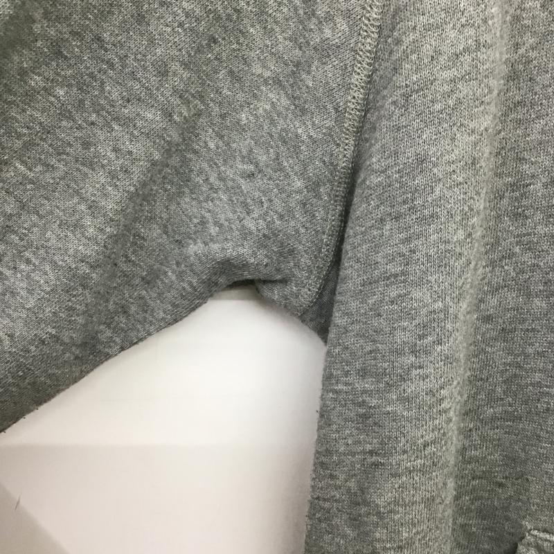 ナイキ NIKE パーカー 長袖 ジップアップパーカー 長袖パーカー カジュアルジャケット L ロゴ、文字 灰 / グレー / gray メンズ USED 古着 中古 10161649
