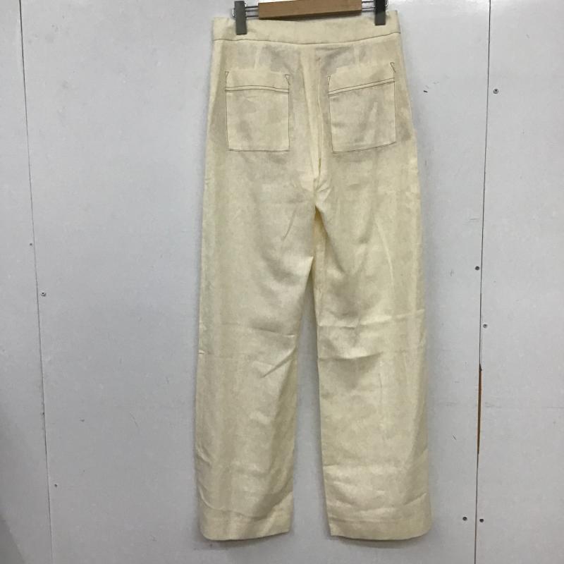 ザラ ZARA パンツ スラックス XS 無地 白 / ホワイト / white レディース USED 古着 中古 10161650