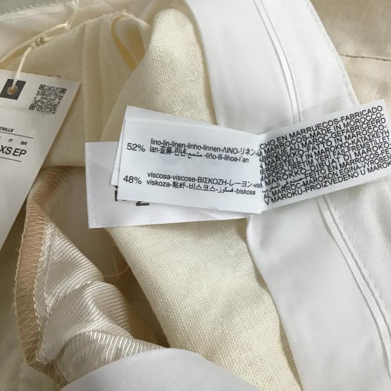 ザラ ZARA パンツ スラックス XS 無地 白 / ホワイト / white レディース USED 古着 中古 10161650
