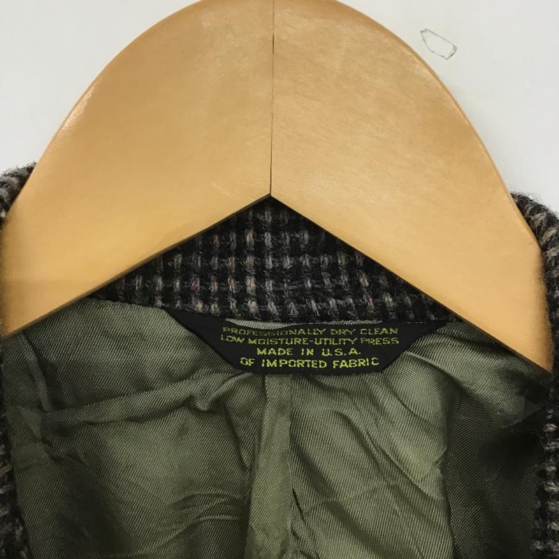 ハリスツイード HARRIS TWEED ジャケット、上着 ジャケット、ブレザー カジュアルジャケット テーラードジャケット チェック マルチカラー / マルチカラー / multicolor メンズ USED 古着 中古 10161656
