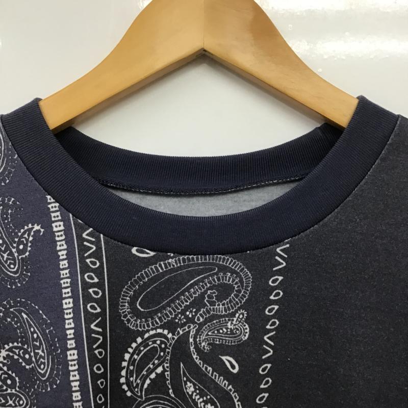 ルーカ RVCA カットソー 長袖 長袖 XL ロゴ、文字 紺 / ネイビー / navy メンズ USED 古着 中古 10161658
