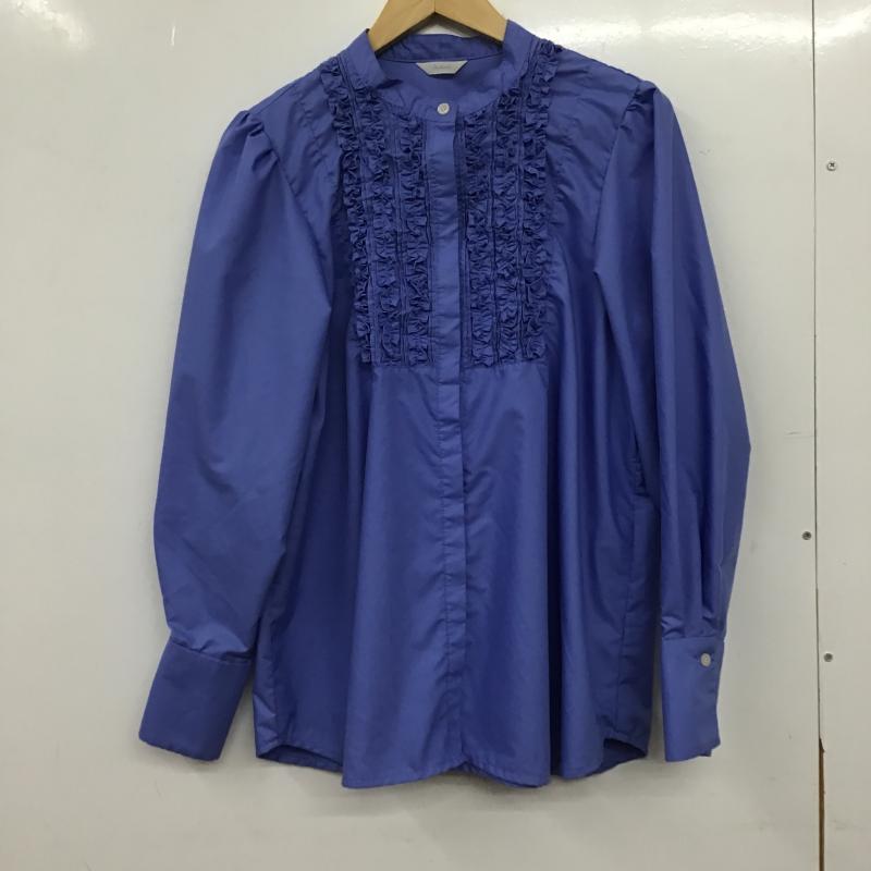 テチチ Te chichi シャツ、ブラウス 長袖 FREE 無地 青 / ブルー / blue レディース USED 古着 中古 10161662