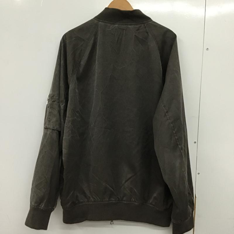 クレイル CLEL ジャケット、上着 ジャンパー、ブルゾン ジップアップジャケット アウター L ダメージ加工 茶 / ブラウン / brown メンズ USED 古着 中古 10161665