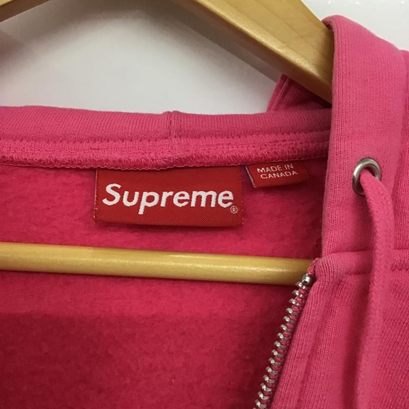 シュプリーム Supreme パーカー 長袖 23AW SLogoZipUpHoodedSweatshirtMagenta M ロゴ、文字 桃 / ピンク / pink メンズ USED 古着 中古 10161669