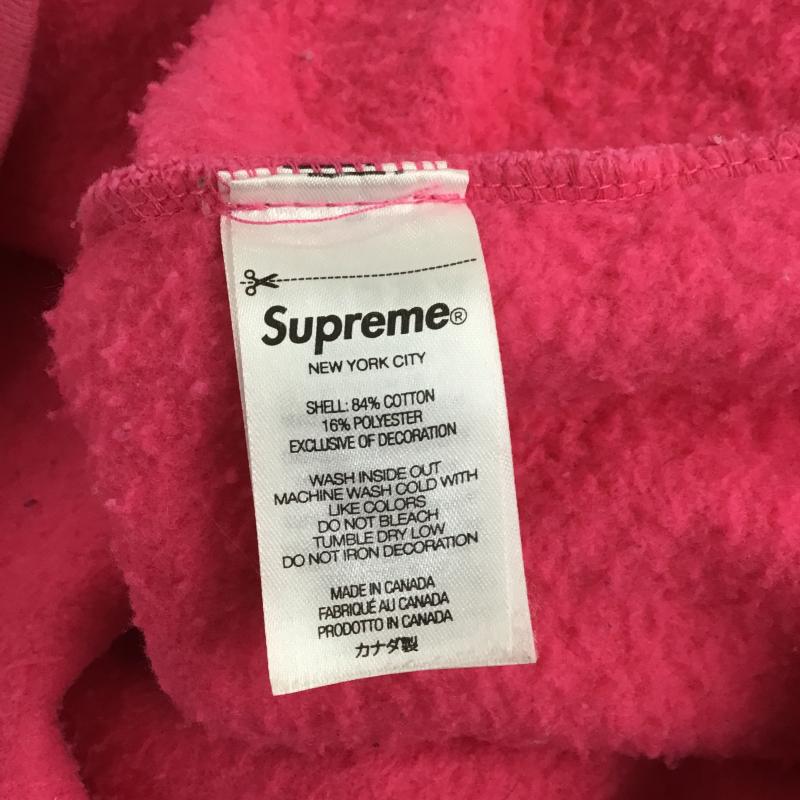 シュプリーム Supreme パーカー 長袖 23AW SLogoZipUpHoodedSweatshirtMagenta M ロゴ、文字 桃 / ピンク / pink メンズ USED 古着 中古 10161669