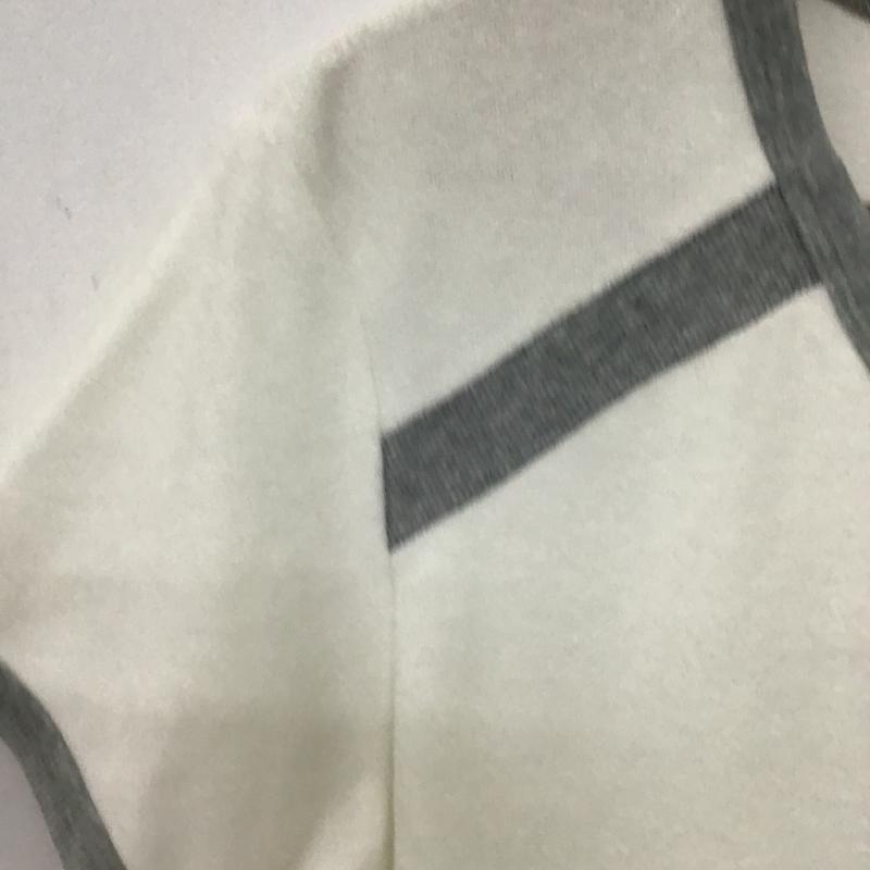 ナイキ NIKE Tシャツ 半袖 L ロゴ、文字 灰 / グレー / gray X 白 / ホワイト / white レディース USED 古着 中古 10161670