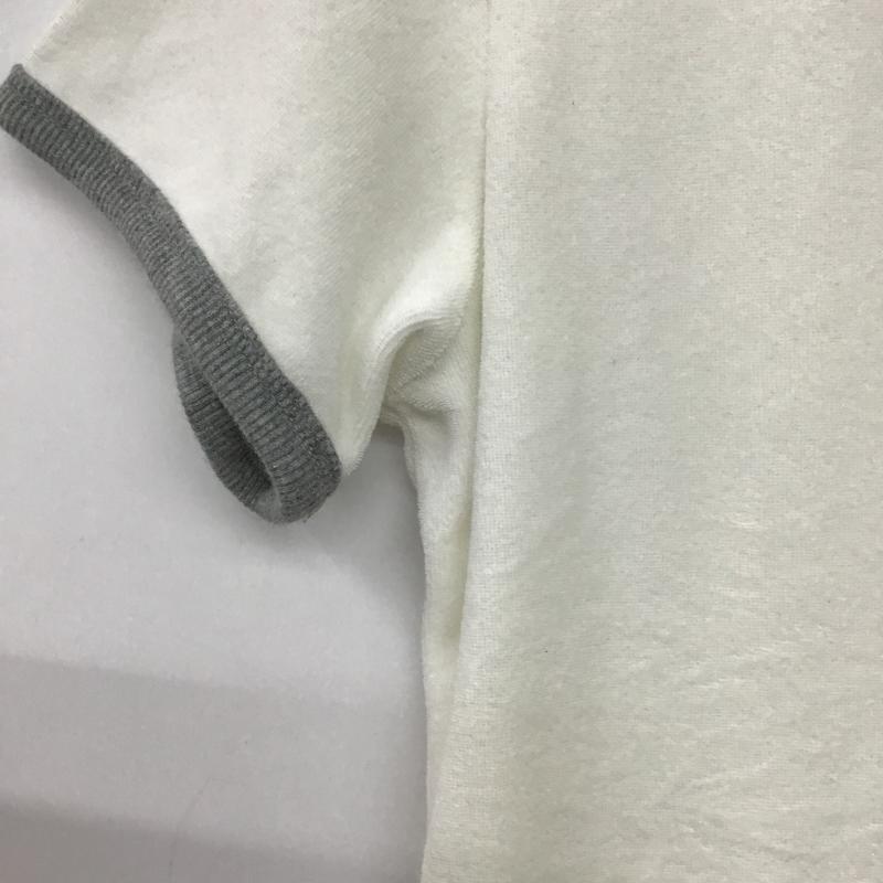 ナイキ NIKE Tシャツ 半袖 L ロゴ、文字 灰 / グレー / gray X 白 / ホワイト / white レディース USED 古着 中古 10161670