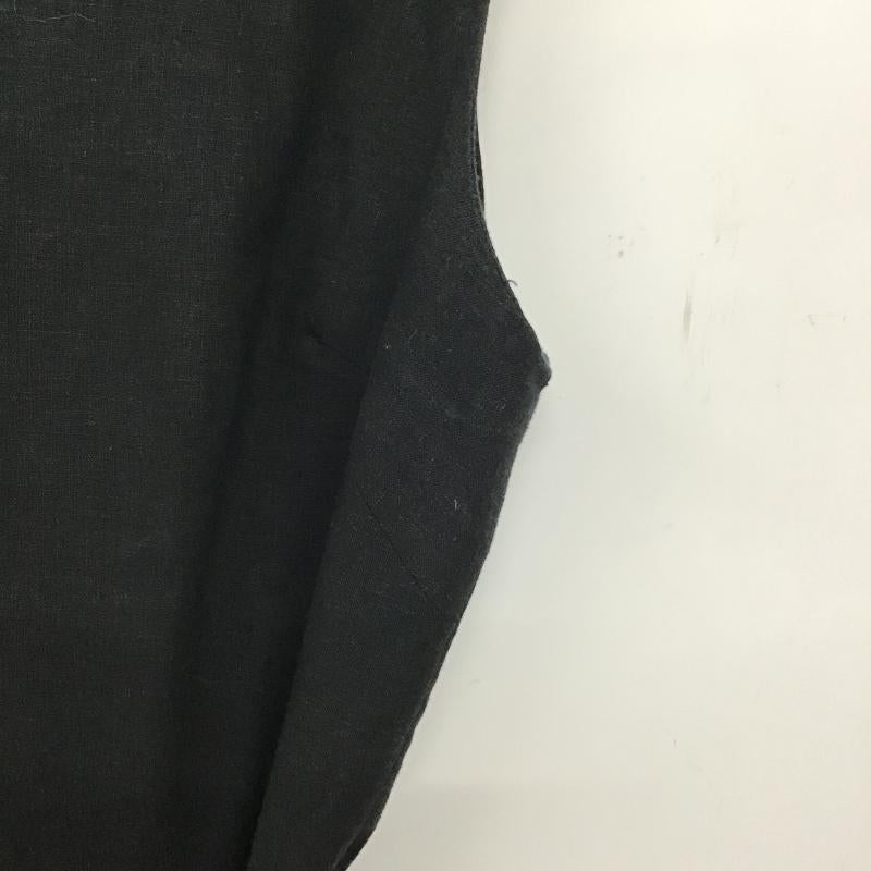 オペークドットクリップ OPAQUE.CLIP ワンピース ひざ丈スカート M 無地 黒 / ブラック / black レディース USED 古着 中古 10161675