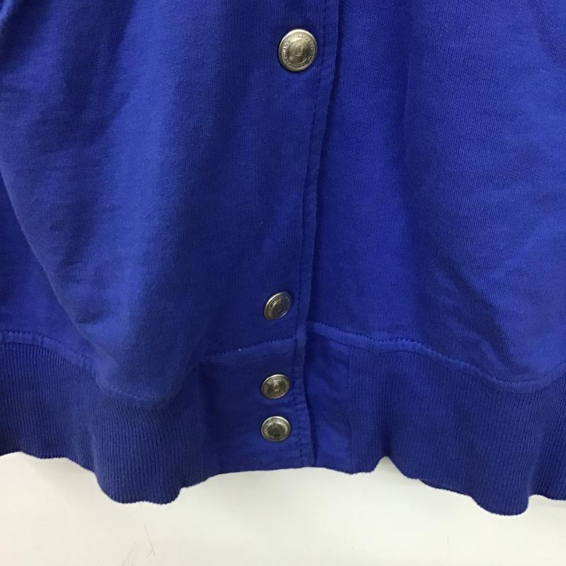 ヘル キャット パンクス HELL CAT PUNKS パーカー 長袖 M 無地 X プリント 青 / ブルー / blue レディース USED 古着 中古 10161676