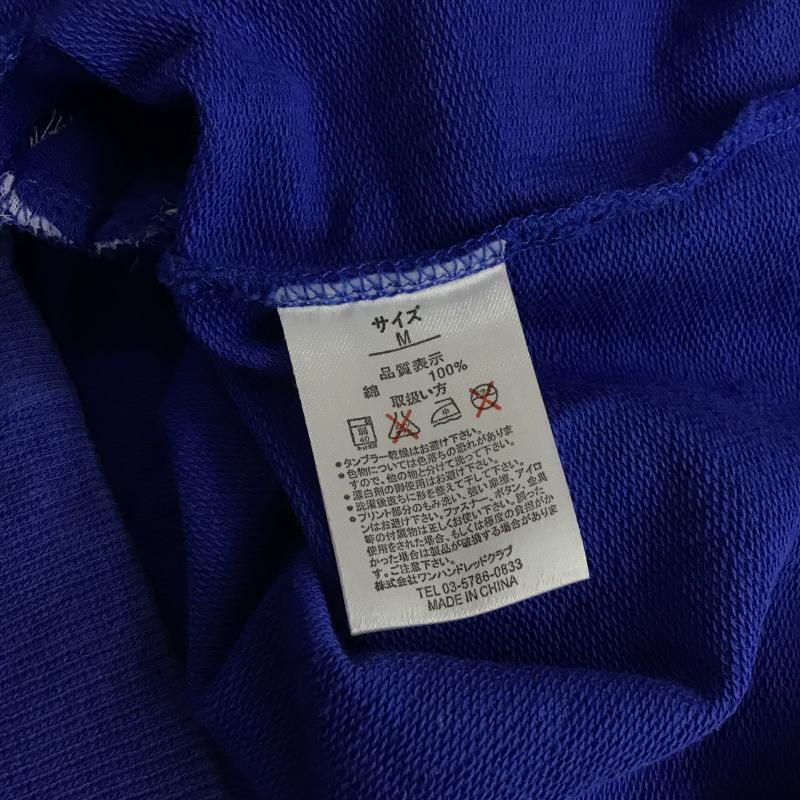ヘル キャット パンクス HELL CAT PUNKS パーカー 長袖 M 無地 X プリント 青 / ブルー / blue レディース USED 古着 中古 10161676