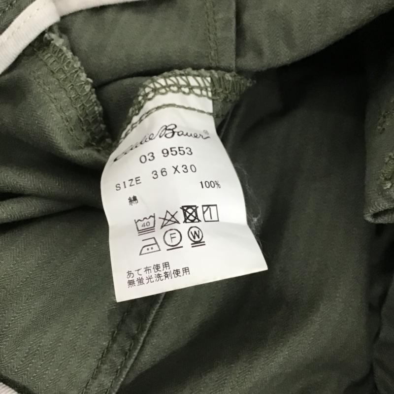 エディーバウアー Eddie Bauer パンツ ワークパンツ、ペインターパンツ ミリタリーパンツ ワイドパンツ カジュアルパンツ 36 ストライプ カーキ / カーキ / khaki メンズ USED 古着 中古 10161678