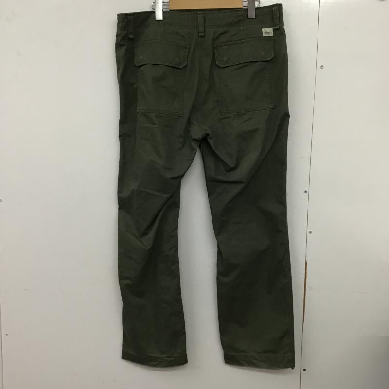 エディーバウアー Eddie Bauer パンツ ワークパンツ、ペインターパンツ ミリタリーパンツ ワイドパンツ カジュアルパンツ 36 ストライプ カーキ / カーキ / khaki メンズ USED 古着 中古 10161678