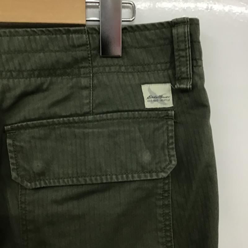 エディーバウアー Eddie Bauer パンツ ワークパンツ、ペインターパンツ ミリタリーパンツ ワイドパンツ カジュアルパンツ 36 ストライプ カーキ / カーキ / khaki メンズ USED 古着 中古 10161678