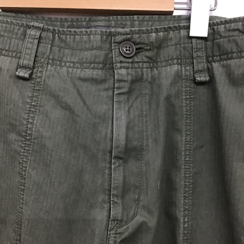 エディーバウアー Eddie Bauer パンツ ワークパンツ、ペインターパンツ ミリタリーパンツ ワイドパンツ カジュアルパンツ 36 ストライプ カーキ / カーキ / khaki メンズ USED 古着 中古 10161678