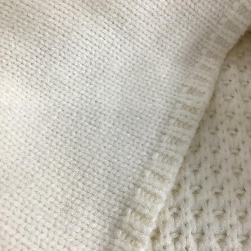 セレクトモカ select MOCA ニット、セーター 長袖 FREE 無地 白 / ホワイト / white レディース USED 古着 中古 10161679