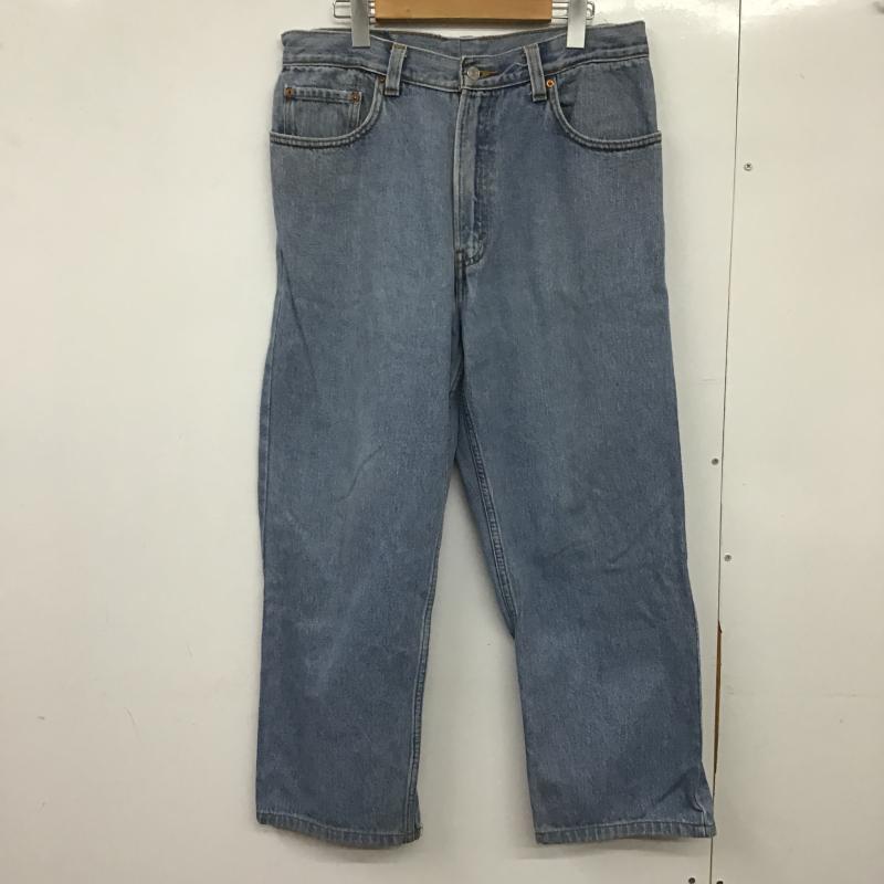 リーバイストラウスアンドコー Levi Strauss & co. パンツ デニム、ジーンズ デニムパンツ ワイドパンツ カジュアルパンツ 36 無地 インディゴ / インディゴ / Indigo メンズ USED 古着 中古 10161680