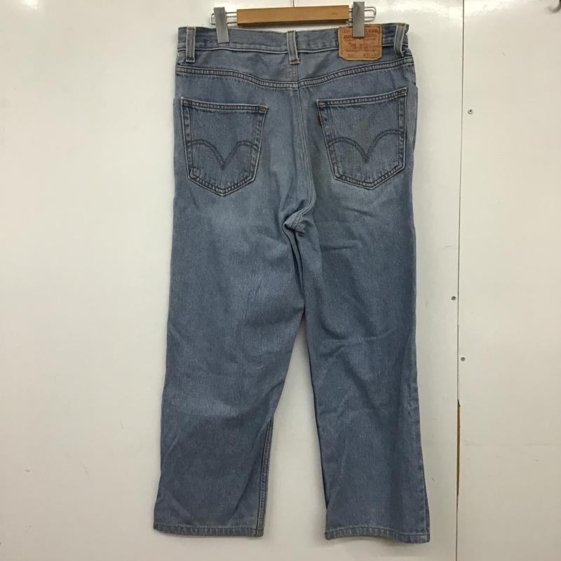 リーバイストラウスアンドコー Levi Strauss & co. パンツ デニム、ジーンズ デニムパンツ ワイドパンツ カジュアルパンツ 36 無地 インディゴ / インディゴ / Indigo メンズ USED 古着 中古 10161680