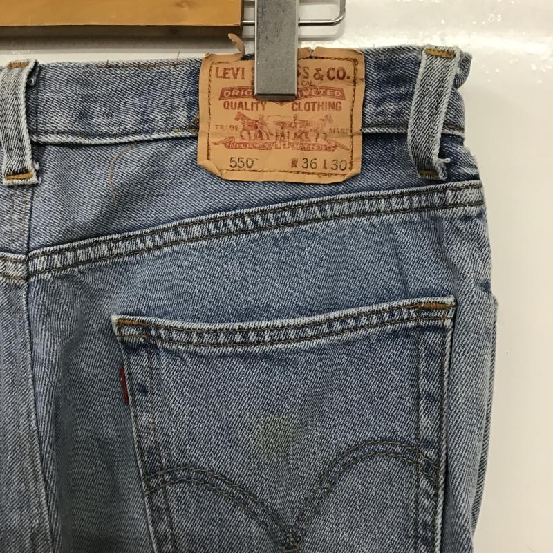リーバイストラウスアンドコー Levi Strauss & co. パンツ デニム、ジーンズ デニムパンツ ワイドパンツ カジュアルパンツ 36 無地 インディゴ / インディゴ / Indigo メンズ USED 古着 中古 10161680