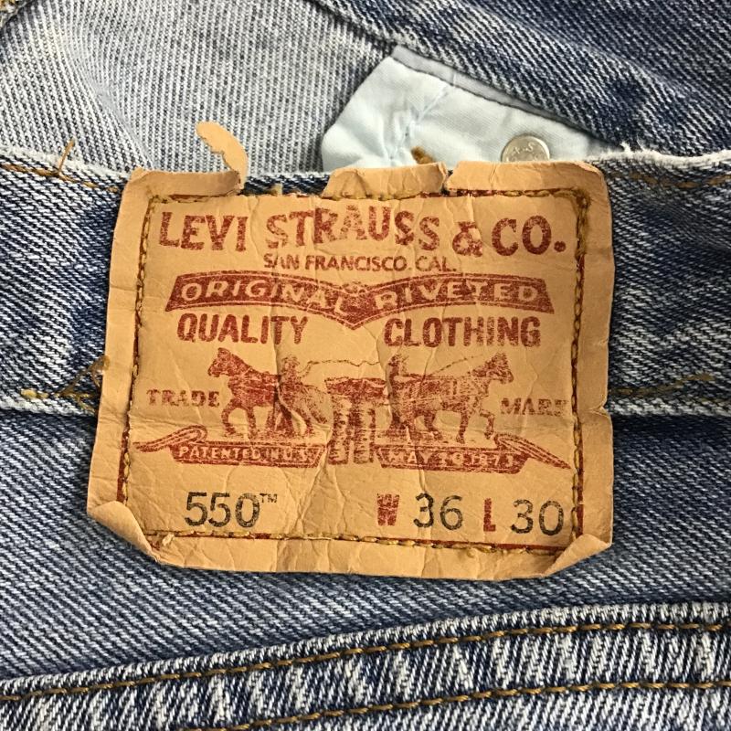 リーバイストラウスアンドコー Levi Strauss & co. パンツ デニム、ジーンズ デニムパンツ ワイドパンツ カジュアルパンツ 36 無地 インディゴ / インディゴ / Indigo メンズ USED 古着 中古 10161680