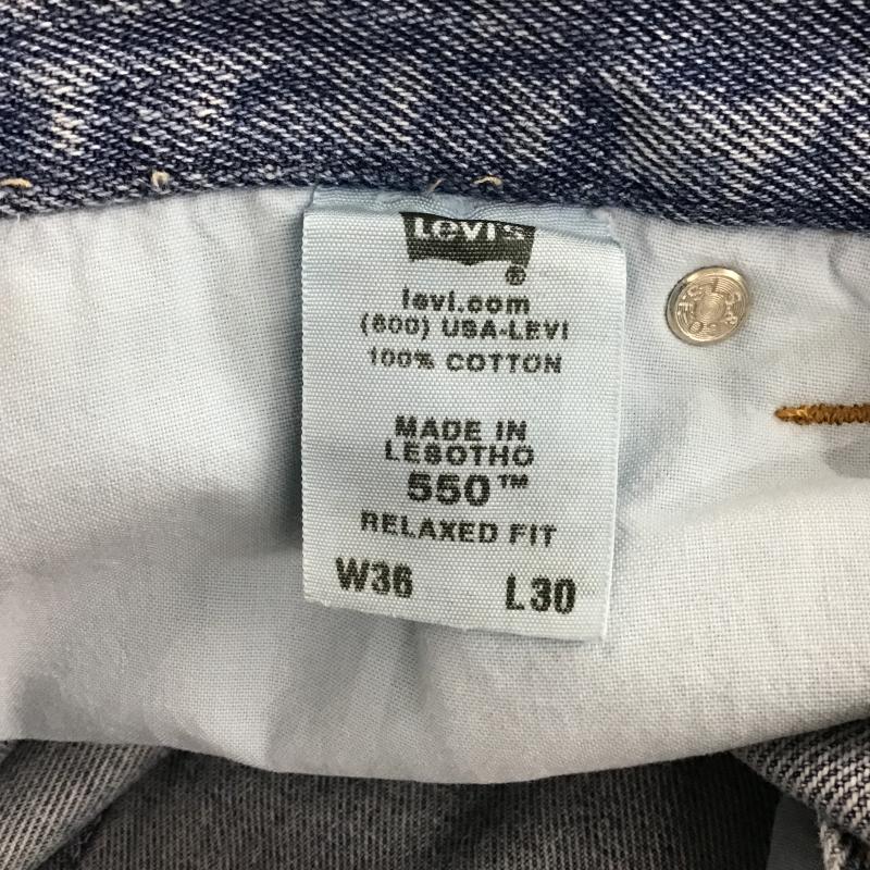 リーバイストラウスアンドコー Levi Strauss & co. パンツ デニム、ジーンズ デニムパンツ ワイドパンツ カジュアルパンツ 36 無地 インディゴ / インディゴ / Indigo メンズ USED 古着 中古 10161680