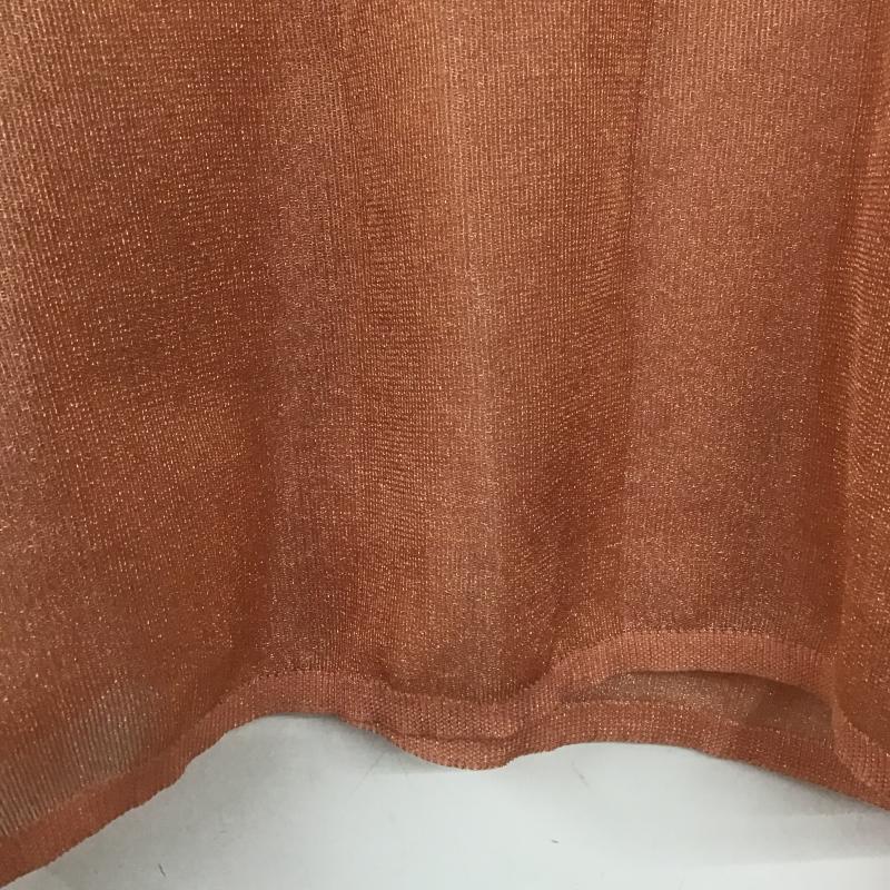 ミスティック mystic カットソー 長袖 FREE 無地 橙 / オレンジ / orange レディース USED 古着 中古 10161681