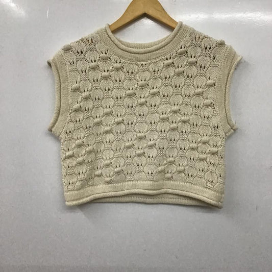 ザラ ZARA ベスト ベスト S 無地 白 / ホワイト / white レディース USED 古着 中古 10161682
