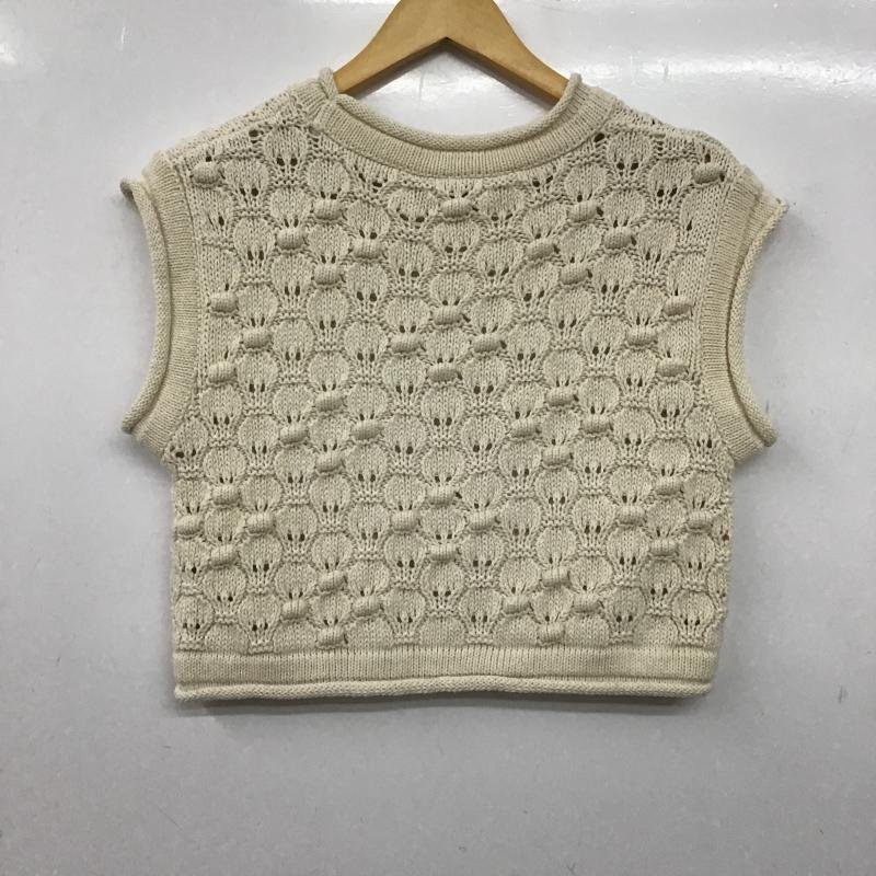 ザラ ZARA ベスト ベスト S 無地 白 / ホワイト / white レディース USED 古着 中古 10161682