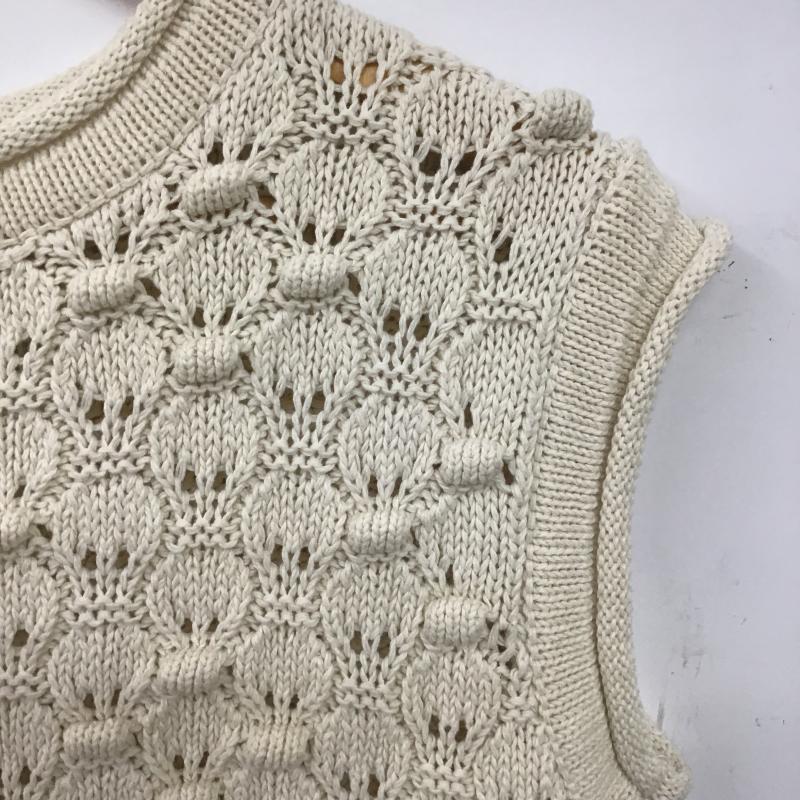 ザラ ZARA ベスト ベスト S 無地 白 / ホワイト / white レディース USED 古着 中古 10161682