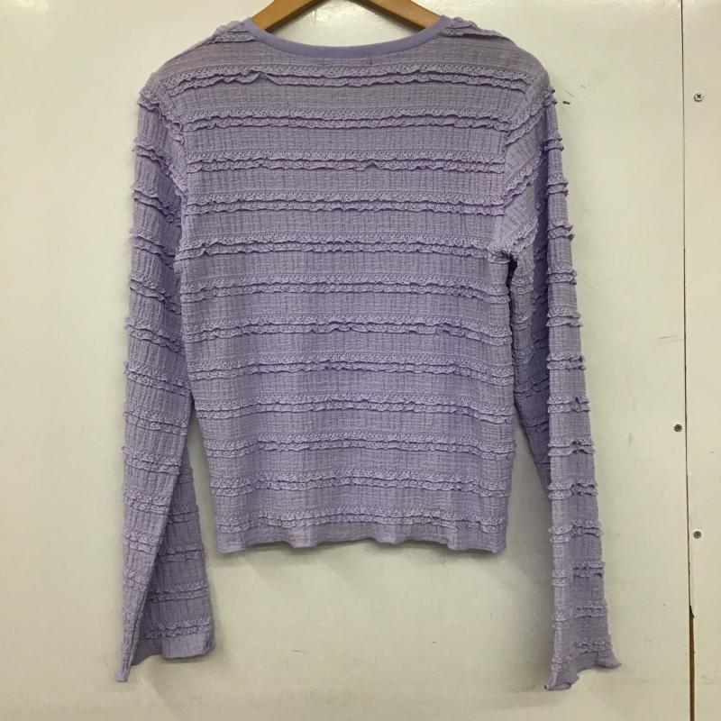 エヘカソポ ehka sopo カットソー 長袖 FREE 無地 紫 / パープル / purple レディース USED 古着 中古 10161683