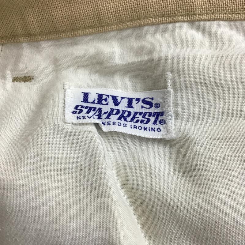 リーバイス Levi s パンツ ワークパンツ、ペインターパンツ ワイドパンツ カジュアルパンツ ワークパンツ 無地 ベージュ / ベージュ / beige メンズ USED 古着 中古 10161684