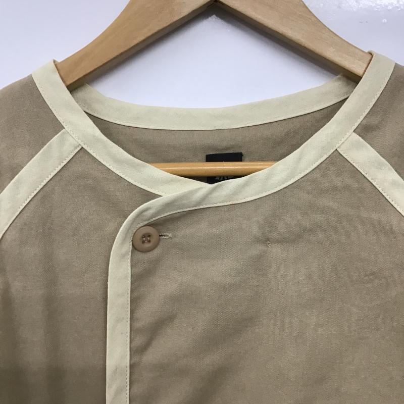 メルロー merlot ジャケット、上着 ジャケット、ブレザー 無地 茶 / ブラウン / brown X ベージュ / ベージュ / beige レディース USED 古着 中古 10161687