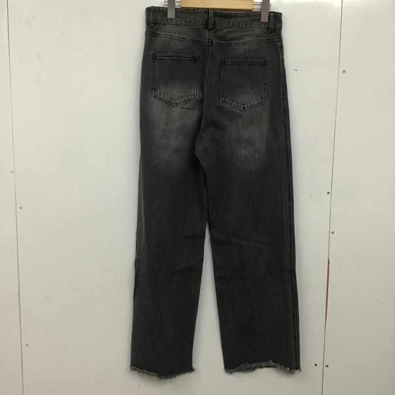 カスタネ Kastane パンツ デニム、ジーンズ FREE 無地 黒 / ブラック / black レディース USED 古着 中古 10161688