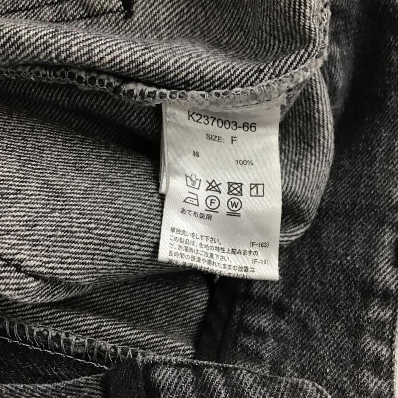 カスタネ Kastane パンツ デニム、ジーンズ FREE 無地 黒 / ブラック / black レディース USED 古着 中古 10161688