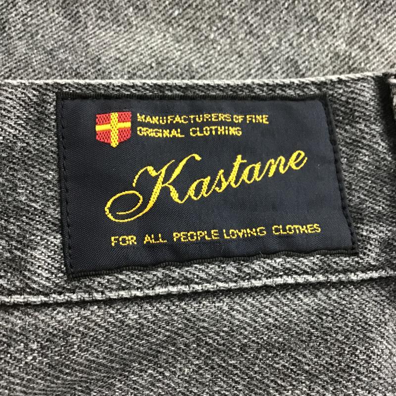 カスタネ Kastane パンツ デニム、ジーンズ FREE 無地 黒 / ブラック / black レディース USED 古着 中古 10161688