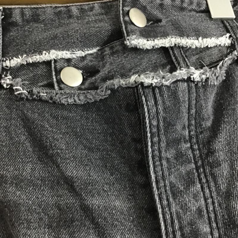 カスタネ Kastane パンツ デニム、ジーンズ FREE 無地 黒 / ブラック / black レディース USED 古着 中古 10161688